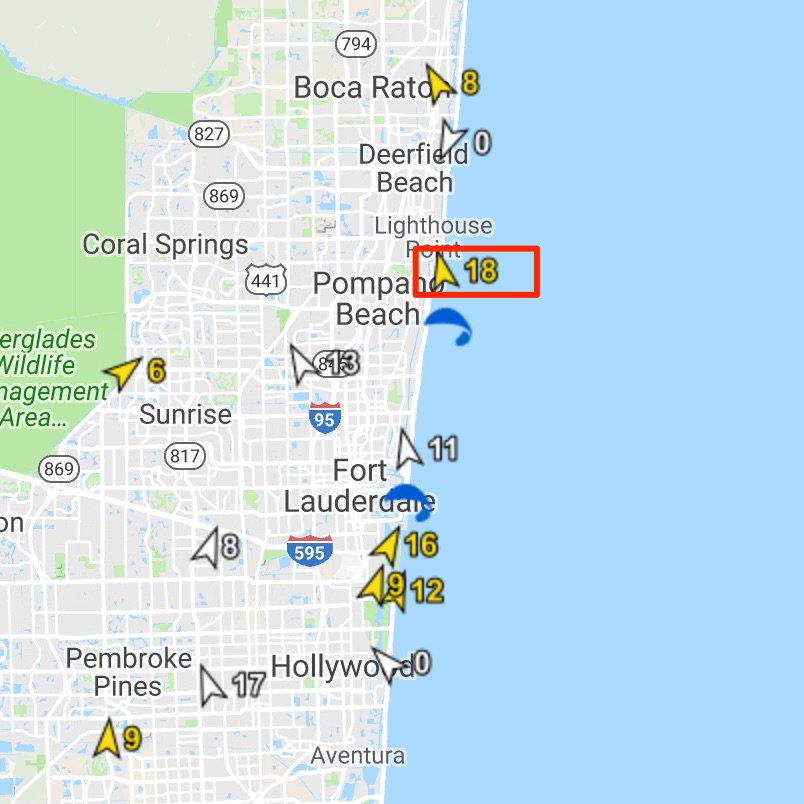 HILLSBORO INLET IS BACK! wx.ikitesurf.com/spot/170826 ~ The iKitesurf 'Marines' are always on the road maintaining & improving our weather station network.