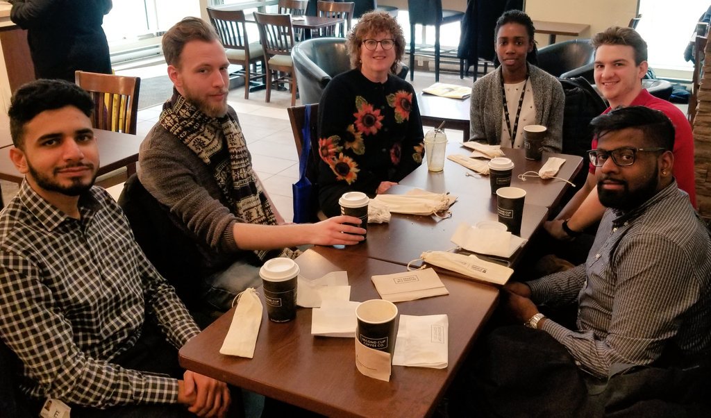 OT_SusEnergySys's tweet photo. Today we met with the @UOIT #FESNS #nuclear #engineering students who are completing an internship @CNSC_CCSN in Ottawa this year! Happy to hear about the experiential learning opportunities they are gaining with Canada's nuclear safety regulator #CNA2019 https://t.co/Vg8y4cwXnM