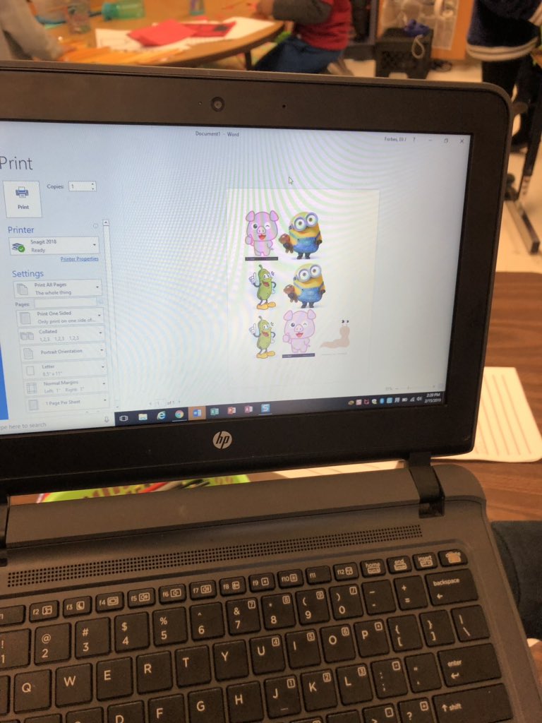 AllworthLTES's tweet photo. Eli wanted to show 100 using printed pictures. This led us to using repeated addition or multiplication when we thought about how many copies of a page we would need to print. #100thDayofSchool https://t.co/VVuoV9J7g8
