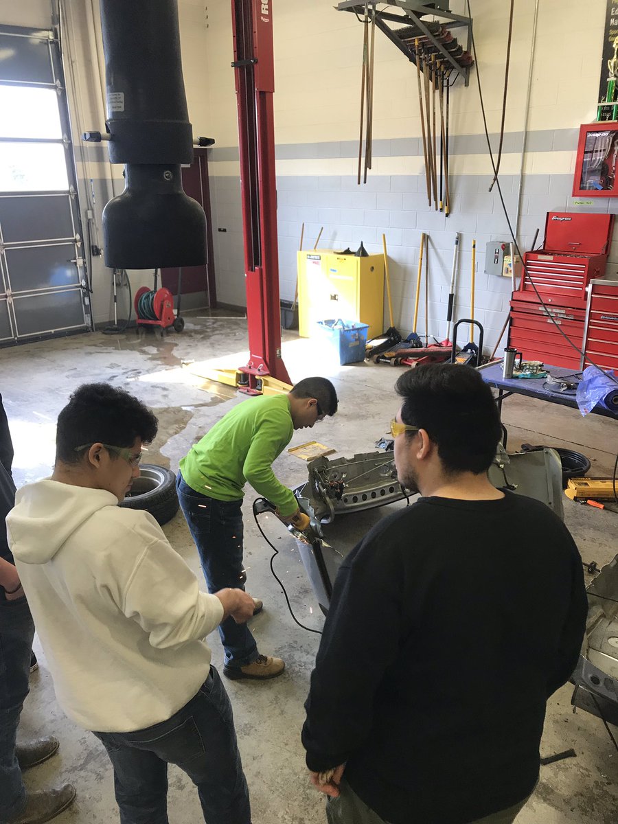 MrsJSassaman's tweet photo. Our task list is the biggest one in the whole school! It’s no wonder that when our shop is humming there are several different systems of the car being addressed fixed learned repaired and or replaced! #CTE #TCHS #Number1 #Auto #ASEtests https://t.co/dzygzWxqoH