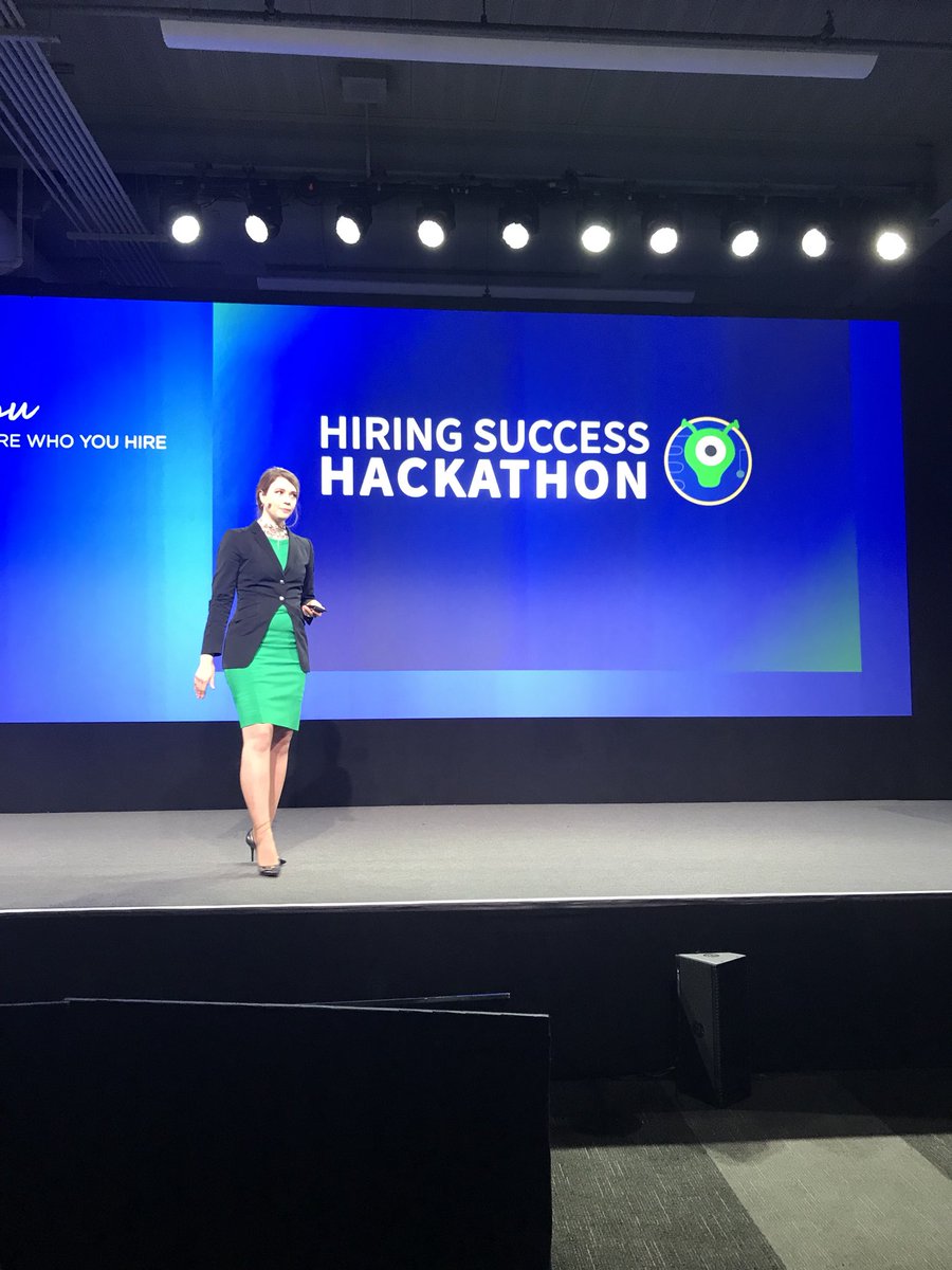WSmartian's tweet photo. Crowning the HS Hackathon at the keynote happening right now! #hire19 https://t.co/zF65AE1a2W