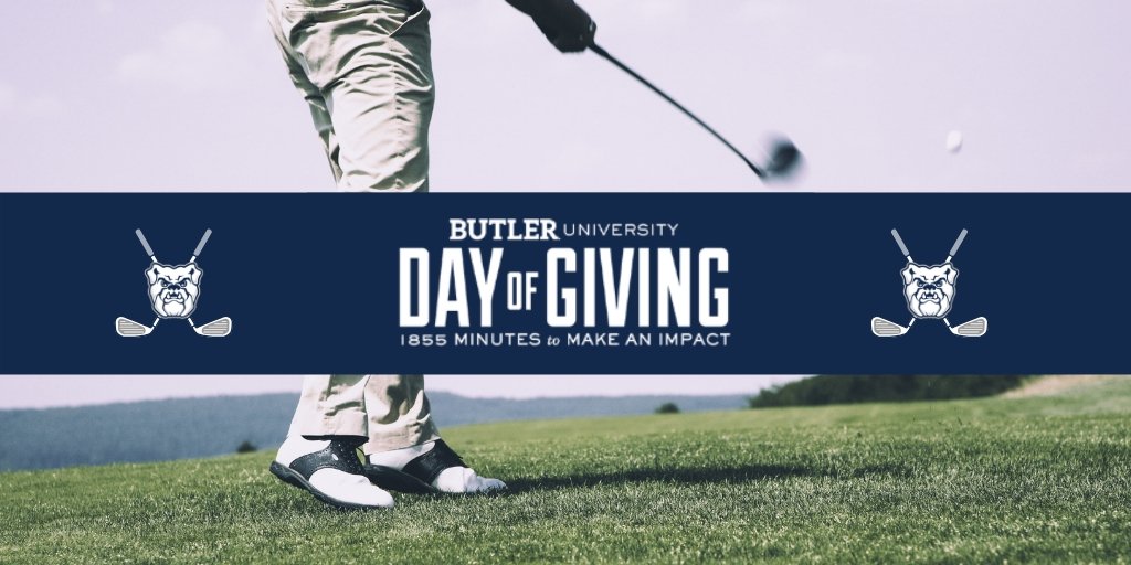 ButlerClubGolf's tweet image. 1,855 minutes can make a difference. Learn more about how to support Butler University and #ButlerClubGolf by clicking this link: butler.scalefunder.com/gday/giving-da… #BUDayofGiving