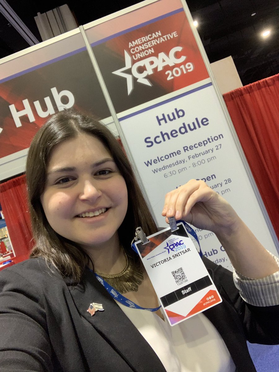 snits_churchy's tweet photo. Blessed for the opportunity to staff #CPAC2019 this year!
#BigLeague #GOP #ConservativeSpringBreak https://t.co/0G3481i2wX