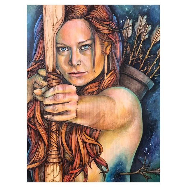 “The Hunted | The Huntress”
Detail of my newest painting for the group exhibit “Just Folks” curated by <a href="/1975ish/">Erich Lehman</a> with portion of sales going towards @walltherapyny. Honored to be showing alongside this talented crew of artists and grateful for the all way… ift.tt/2NwbgT1