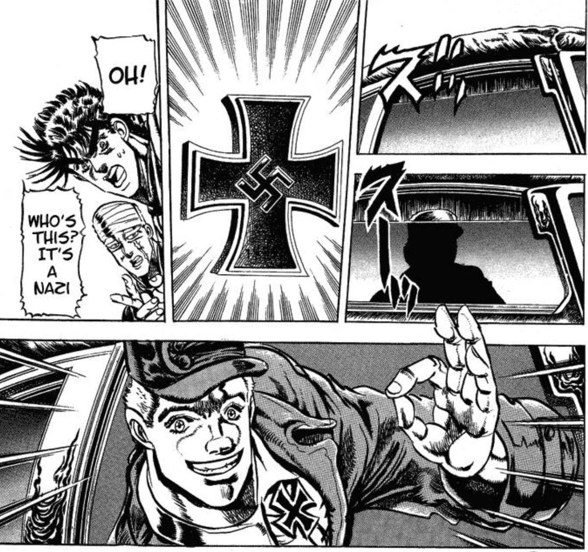 Watch Araki predict the Alt-righ chud down to the OK sign and the MAGA hat! 