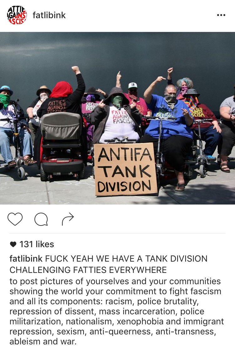 Fedpostredacted On Twitter The Antifa Tank Division