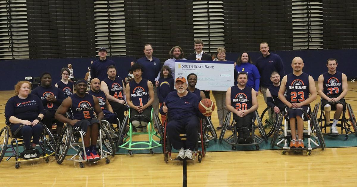 SouthStateBank's tweet photo. At @SouthStateBank, we focus on creating an inclusive environment where all are welcomed and valued. We're proud to donate $15,000 to an organization that shares that value: @Sportableva, #RVAs premier #paralympic adaptive sports club. #TheSouthStateWay #RichmondVA https://t.co/rCQJhbsxug