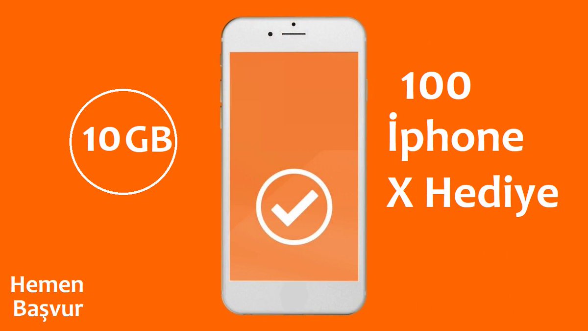 Şubat Ayında Fırsat Başvuru Yapan 100 Şanslı Müşterimize İphone X Kazanma Fırsatı ve Ayrıca Tüm Müşterilerimize Anında 10GB İnternet Hediye.!
Katılım&gt;&gt;&gt;dalt.in/ing