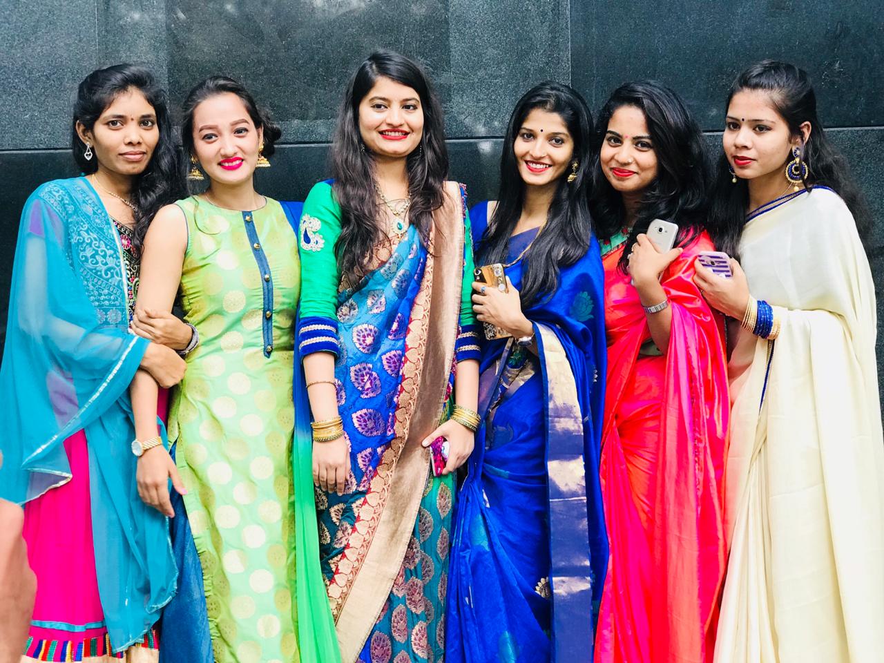 Ethnic wear day in office online