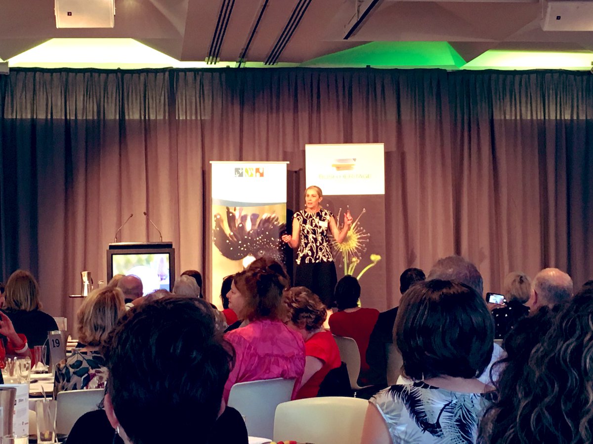 GreenfleetAust's tweet photo. Listening to @drjennygray about the past decade spent fighting extinction and how @ZoosVictoria delivers conservation every day in their operations #WICB19 https://t.co/tN4fXR4C49