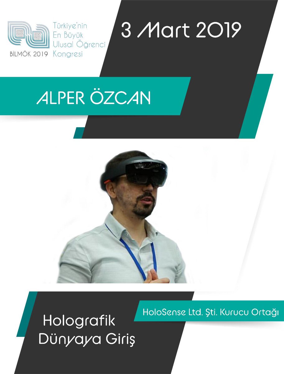 HoloSense Ltd. Şti. Kurucu Ortağı Alper ÖZCAN “Hologrofik Dünyaya Giriş” sunumu ile 3 Martta BİLMÖK’te...
#bilmokmsku #bilmök #mugla #bilisim #motivasyon #inovasyon #buisness #bilim #girişimcilik #girişimci #startup #iş #mühendislik #yazılım #inovation #motivation #motivating