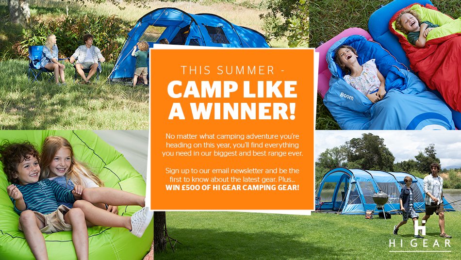 OutdoorCodes's tweet photo. #Competition to #win £500 of Hi-Gear #tents or #camping gear.

Newsletter sign up @GOoutdoors required for prize draw.

Closes 5th April 2019. #Ad

Entry details here https://t.co/RhcPzJwWxL

Hi Gear camping range here https://t.co/XThYSKA6Vo https://t.co/Zftr5XHn41