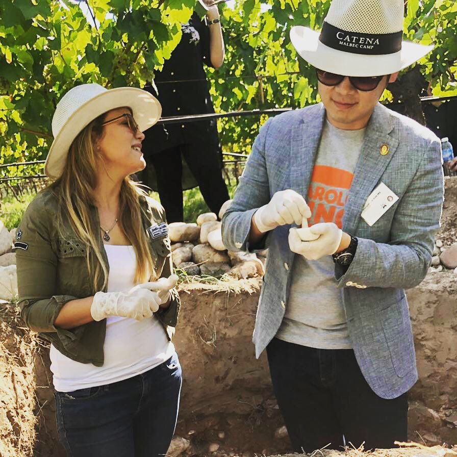 dani_mezzatesta's tweet photo. Looking for microorganisms from a calcareous soil. Excellent work @kimsomm_ms !! 🙌🙌 🏔⛏🔬#WhiteBones #msinargentina #outsidelab #science #catenainstitute #adriannavineyard #terroir #microorganisms https://t.co/SNuNmeygXD