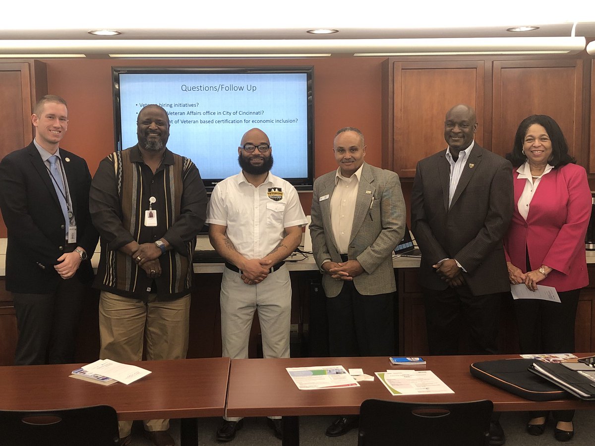 KennethCHenning's tweet image. #OHSOSLaRose🗳 team joined @CincyAAChamber @CincyMBAC for an informative discussion about Veteran Owned Businesses in Ohio. Giving a veteran a hand up is a measure our team will continue to work on with Aaron Locker joining our team as Veterans Outreach Coordinator. @FrankLaRose