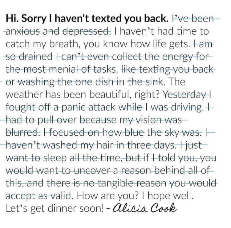 centeredonwell1's tweet photo. This. #mentalhealth #endthestigma #panicattack #anxiety #itsoktonotbeok #centeredonwellness Words by Alicia Cook as shared by Suspended Coffee on FB. https://t.co/vSyRXPkTnJ