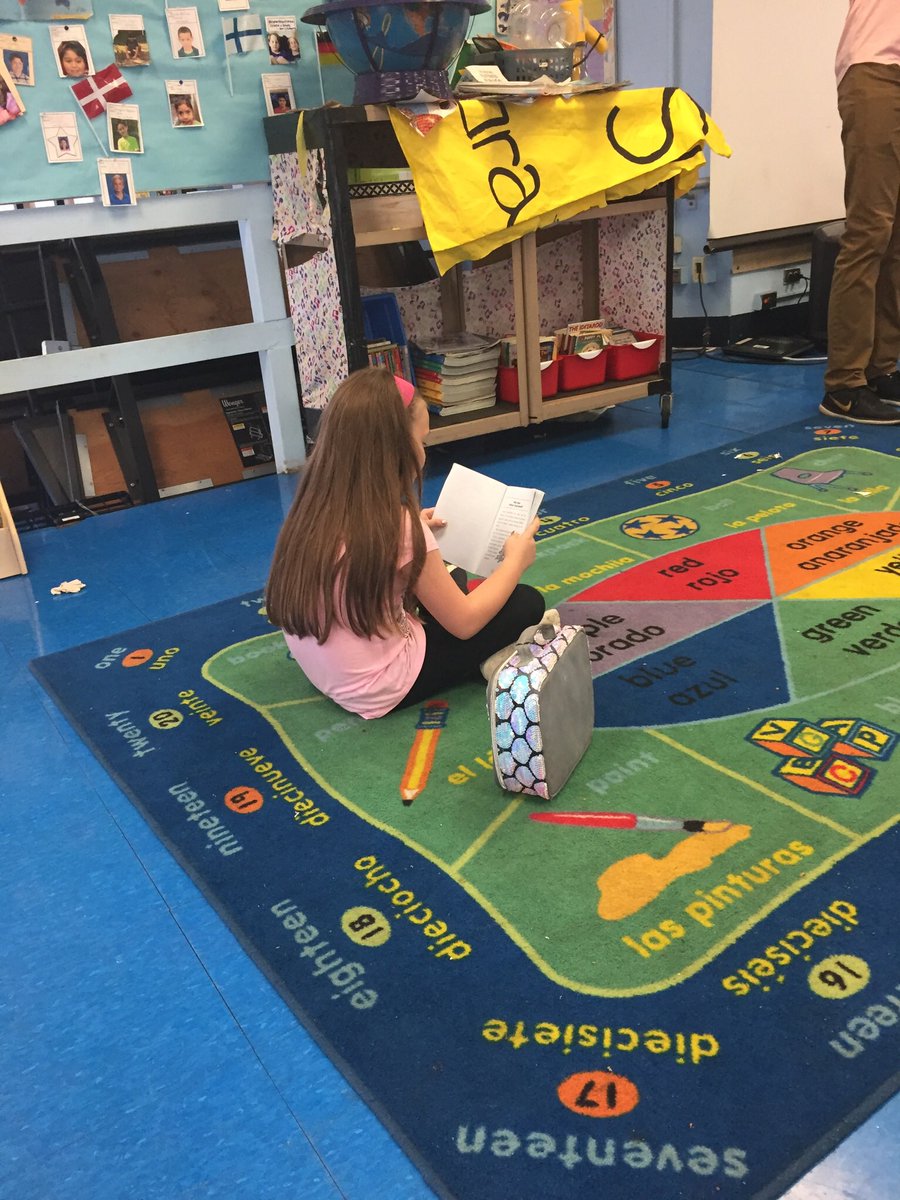 MrsBerlatsky's tweet photo. Nothing like a good book after lunch! #FeedYourMind #peacelovefirst #readersareleaders #VikingVoyage19 https://t.co/D0fivTP5xn