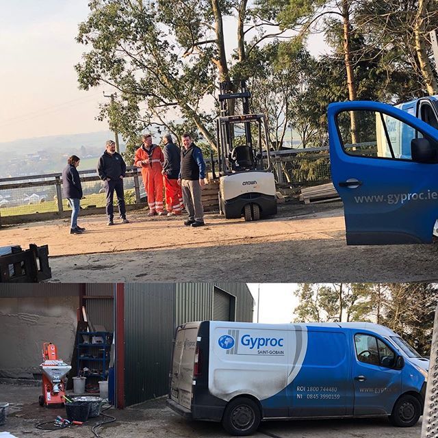 RambooTools's tweet photo. The @gyproc_ireland team soaking up the sun and scenery earlier today after a busy days training on their new PFT Ritmo L Plus machine. 
#rambootools #worksmarternotharder #constructionireland #plastering #pftritmo https://t.co/tRa0MtfNs4 https://t.co/XXxA1FC0uS