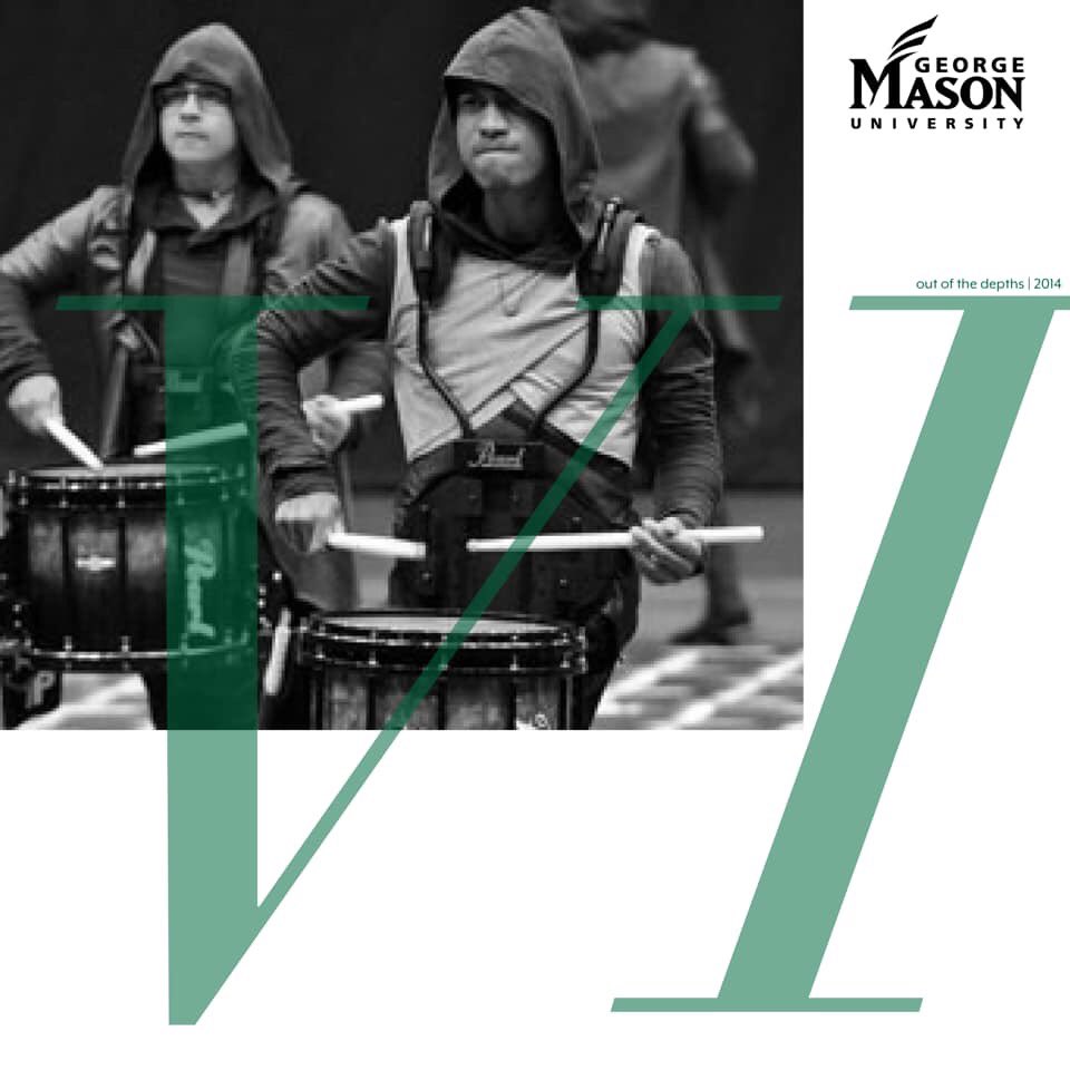 GMU_Drumline's tweet photo. Year VI: Out of the Depths – “Should you shield the canyons from the windstorms, you would never see the true beauty of their carvings.” Give #TenforTen today at https://t.co/4BNso1Gtrt.
⋅
⋅
⋅
#GMUID14 #OutOfTheDepths #GMUIndoorDrumline #MeanGreen #ChooseMason #WGI https://t.co/cNIaciYwkR