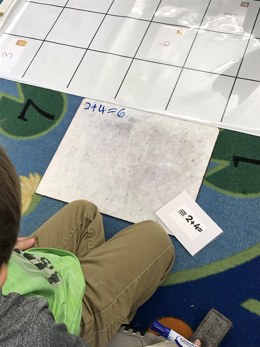 lrgraham23's tweet image. We had to help Cat in the Hat solve addition sentences.  Then we had to code @beebot to find its sum!  #mountrockengaged #DrSeuss #kinderscancode #bssdproud