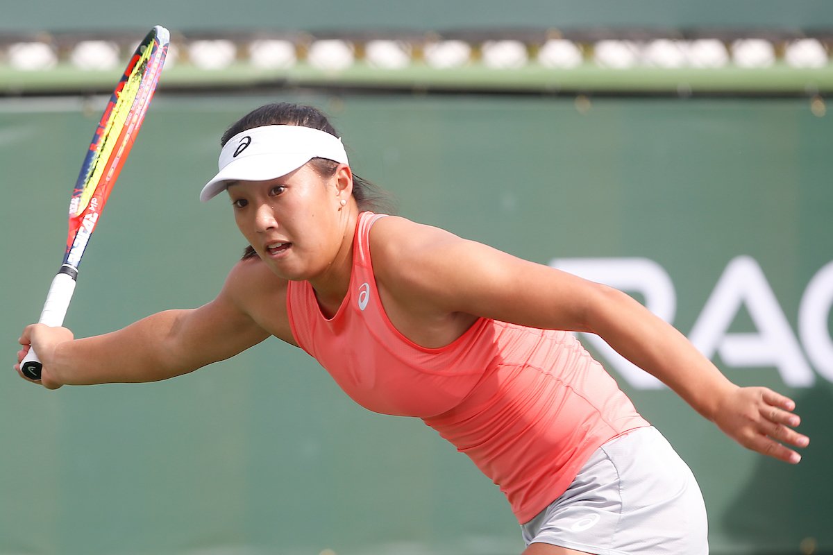 Liu is true. Once again, @Cliu00 is victorious, this time over No. 13 seed Mandy Minella 6-2, 3-6, 6-1. She advances to 3R to take on No. 1 seed Wang Qiang Thursday. #RoadtoIndianWells