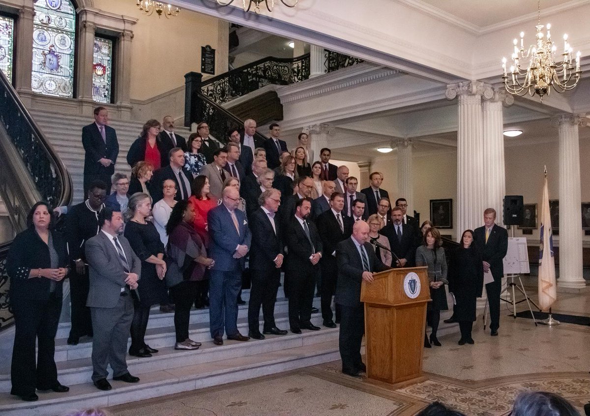 Today, we're partnering with a broad coalition to re-introduce our commonsense bill to spur much-needed housing growth across the Commonwealth.

We look forward to working with our legislative colleagues to take action so we can boost housing and accommodate a growing workforce.