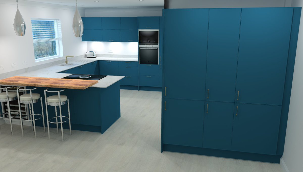 NewKitchenStyle's tweet photo. This year's trend for dark kitchens has seen more and more of our customers opting for luxurious dark colour schemes...take this kitchen shown in Harforth Blue and Graphite...decisions decisions!
#kitchendesign #kitchensscotland #blackkitchens #bluekitchens #stirling https://t.co/fkjDQMVh6b