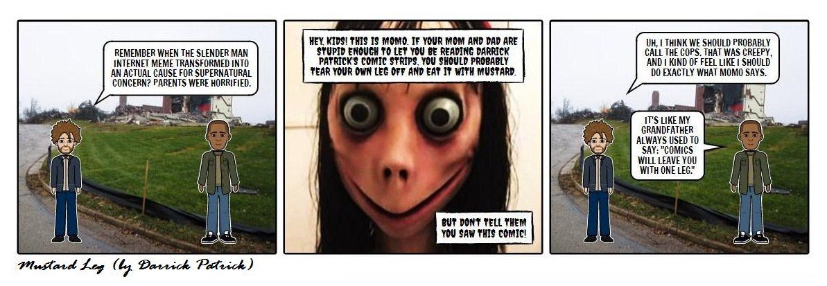 DigiPanelComix's tweet image. Mustard Leg (by Darrick Patrick)