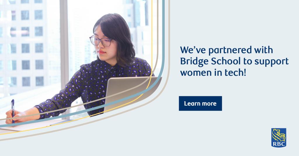 We're excited to announce our partnership with <a href="/itsbridgeschool/">Bridge School</a> to fuel innovation and growth for women in the Toronto tech workforce. spr.ly/6014EVJnM #WomenInTech