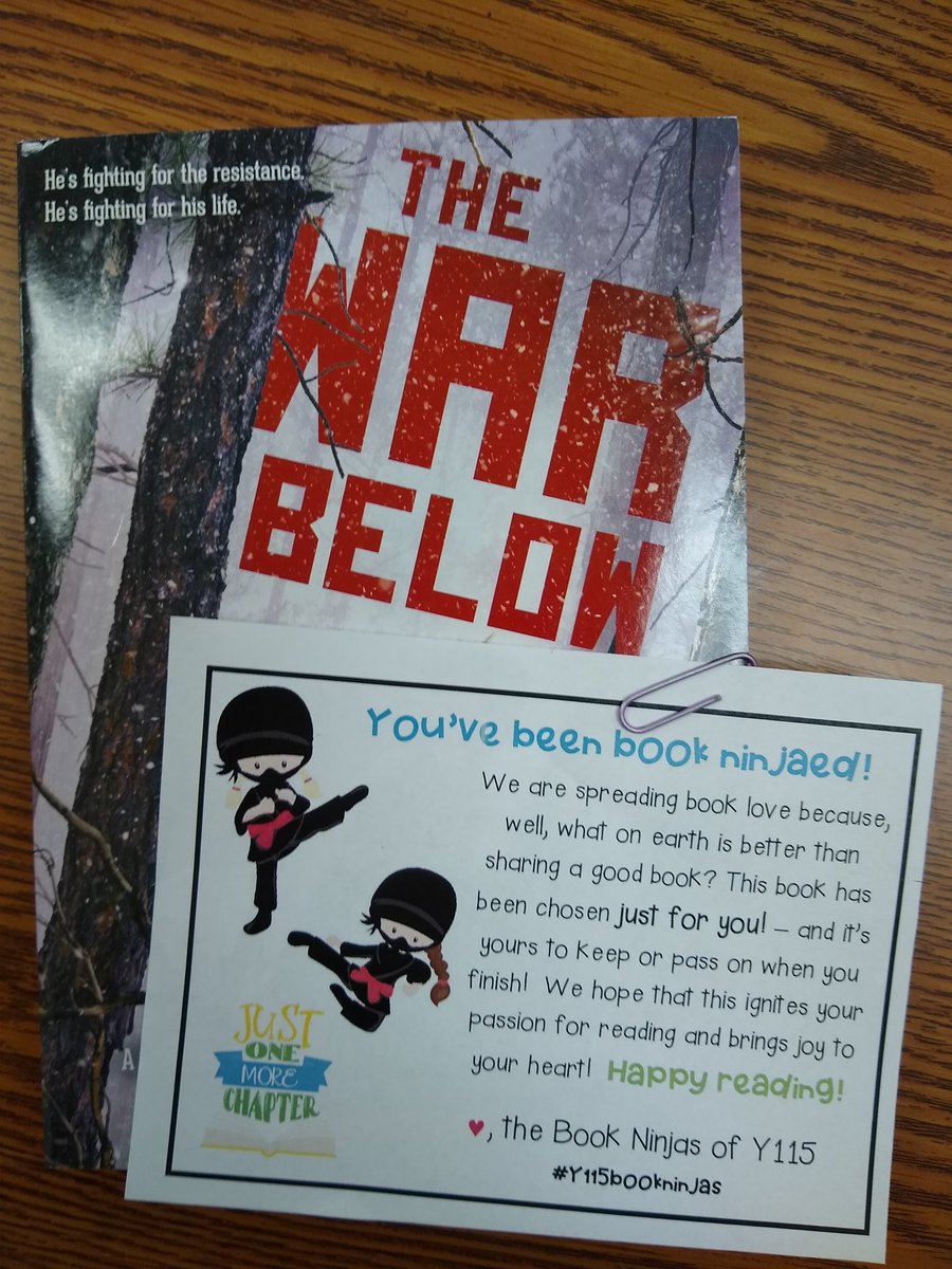 Wahoo! I've been booked ninjaed, and I am so excited to read this title. Historical fiction is my favorite genre! Thanks #y115bookninjas