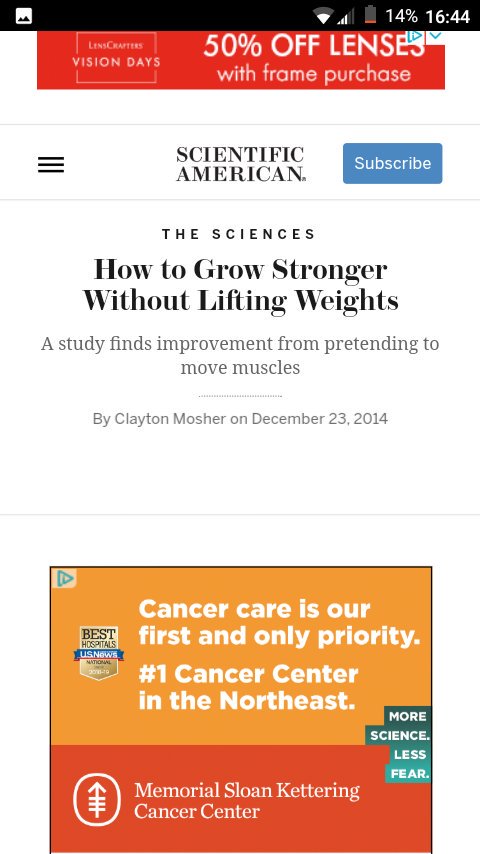 TippytopshapeU's tweet image. "How to Grow Stronger Without Lifting Weights" - Scientific American scientificamerican.com/article/how-to…

#UNITEDWESTAND
Positive+ #Tip 🚂Train 

Feel free to add
Mind * Body * Health * Wealth
#StrongerTogether