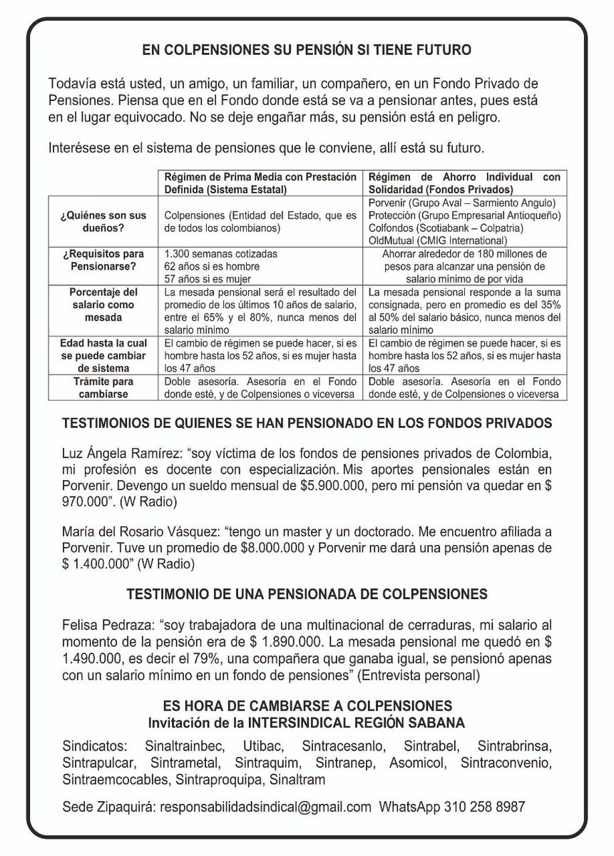 Untraemis Subdirectiva bogota tweet media