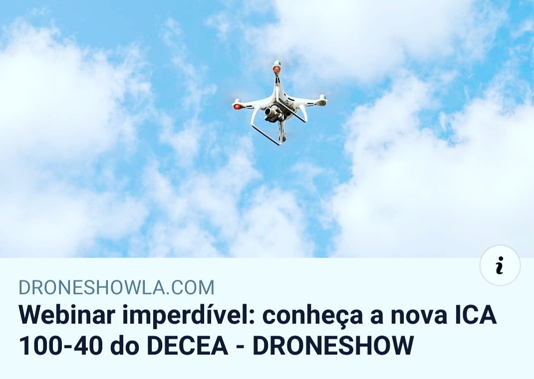 EmersonZG's tweet photo. Nesta quinta 28 de fev 10h30 entrevisto o amigo Coronel Vargas do DECEA - Departamento de Controle do Espaço Aéreo sobre as recentíssimas  novidades  sobte o uso de drones em áreas urbanas, próximos a aeroportos, penitenciárias e alterações no princípio da sombra #DroneShow https://t.co/A7toAOegXL