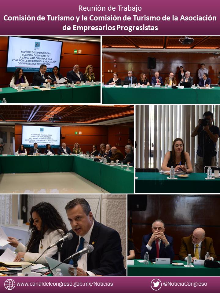 NoticiaCongreso's tweet photo. #HoyEnElCongreso 📸 En la @Mx_diputados se realiza la reunión de trabajo de la Comisión de #Turismo y la Comisión de Turismo de la Asociación de Empresarios Progresistas
Sigue la trasmisión #EnVivo por Internet en el @CanalCongreso 
🌐https://t.co/OOsDkKxYlu https://t.co/bKhqudtEM2
