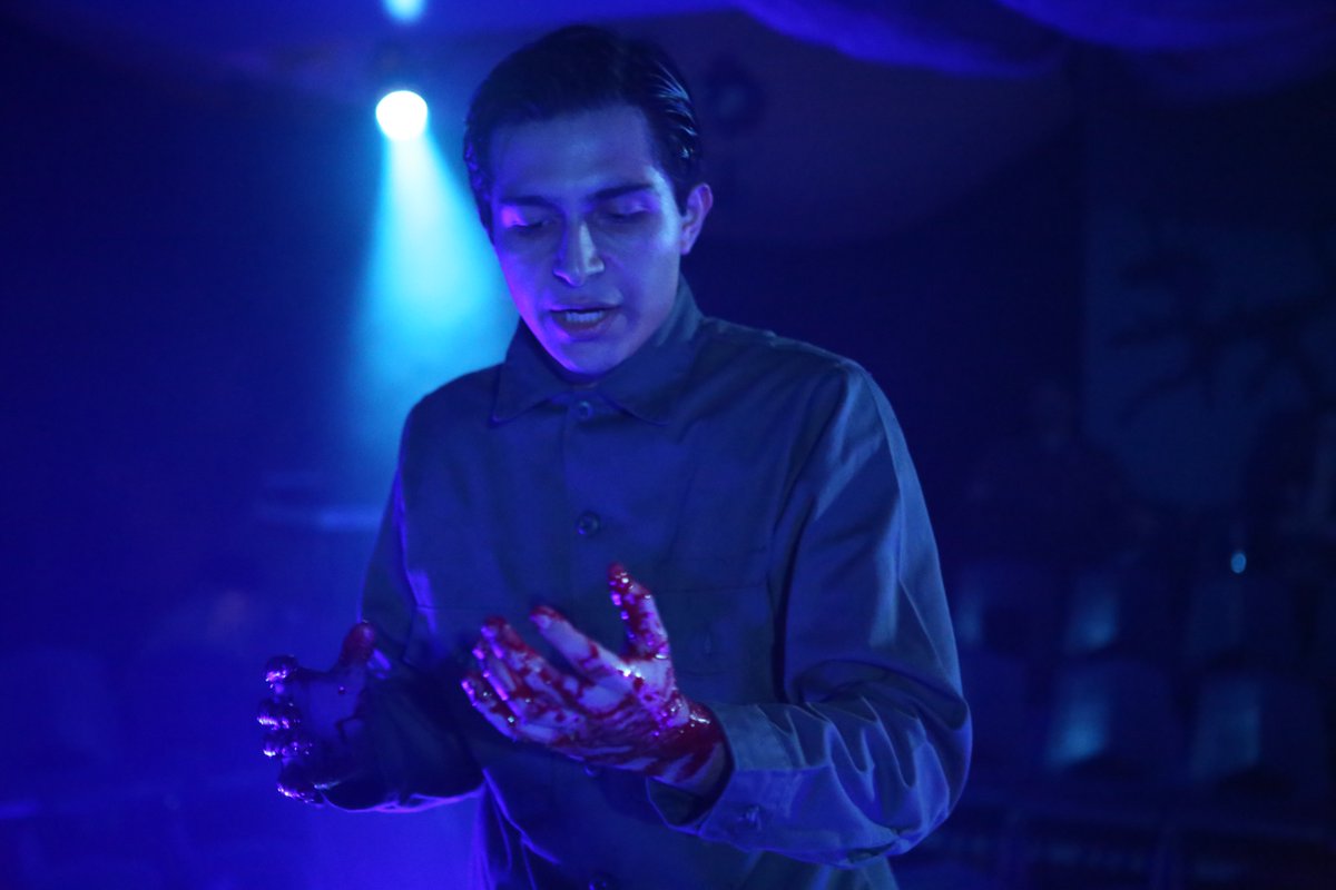 GulliverPrep_'s tweet photo. Last weekend, the Gulliver Prep Players presented Macbeth. A classic tale of greed, guilt &amp; hubris, advanced theatre students stretched their repertoire to tell one of the most iconic stories in all of literature. Photos taken by Lara Russell-Lasalandra '19. #GulliverLife https://t.co/6kRwURYVdr