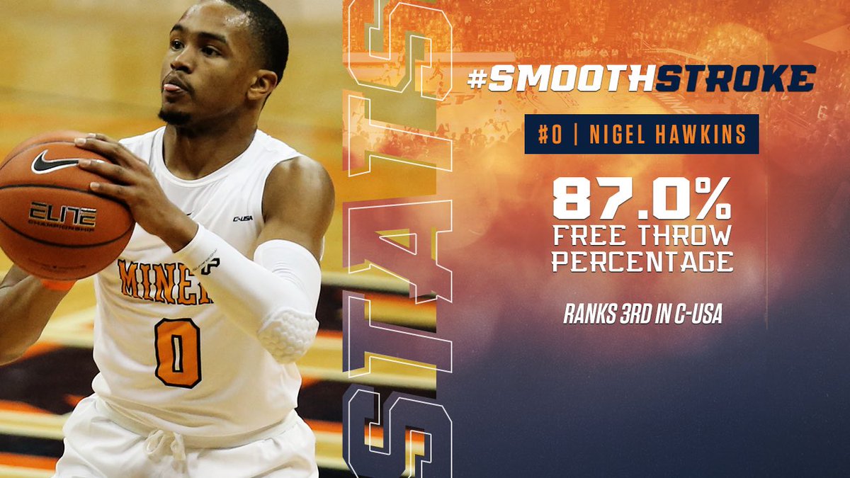 UTEPMBB's tweet photo. #SmoothStroke โ
@Nhawk24_ continues his solid foul shooting ๐
#BlueCollarMentality
#NewEraUTEP https://t.co/KdRpundouA
