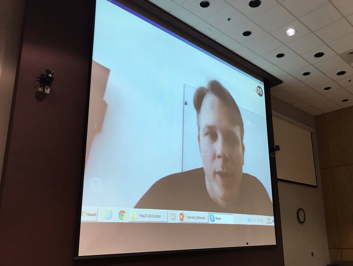 JobyPrince's tweet photo. Super awesome to have @Micasense CTO Justin McAllister share via skype about the new Altum with our USDA #S1069 workgroup! https://t.co/02fOG0kP6A