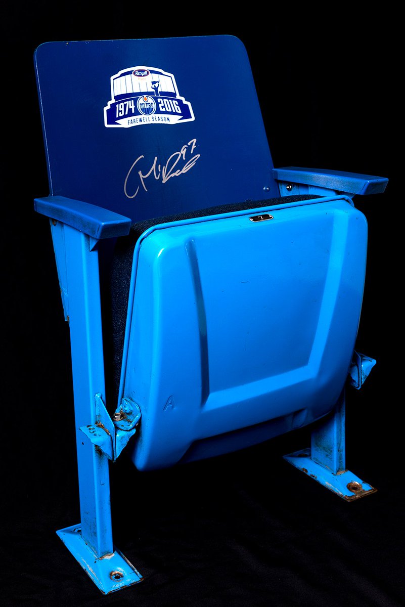 Oil_Foundation's tweet image. Our latest @EdmontonOilers Community Foundation Online Charity Auction continues! Visit EdmontonOilers.com/Auction to bid on items including these exclusive Edmonton Coliseum items signed by Connor McDavid.