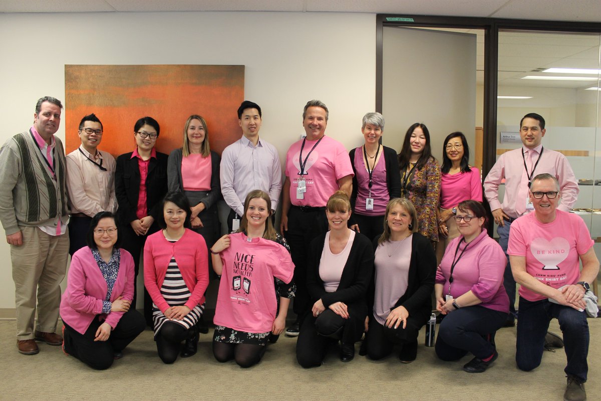 DanielMBell1's tweet photo. Pacific Region F&amp;A - united against bullying!!!!! #PinkShirtDay #BeKind @maureentlang @_HPage @RamcharanKami https://t.co/8njqVbvlre