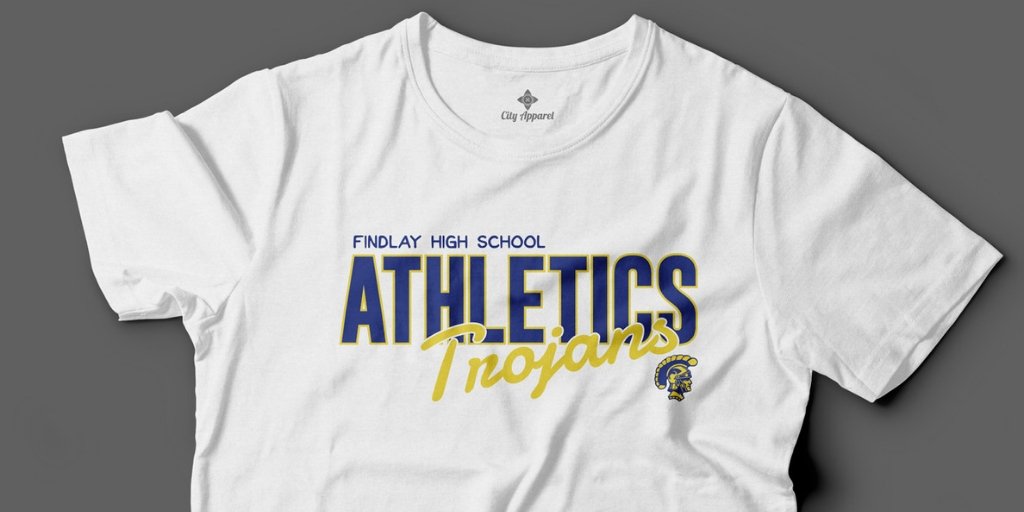 FHSTrojanGear's tweet image. Don't miss out on our latest contest on both our Facebook &amp;amp; Instagram pages. Be entered to win this T-Shirt, the deadline to enter is the 13th!💙💛

#findlayohio #giveaway #giveawaycontest #hancockcountyohio #downtownfindlay #trojantrue