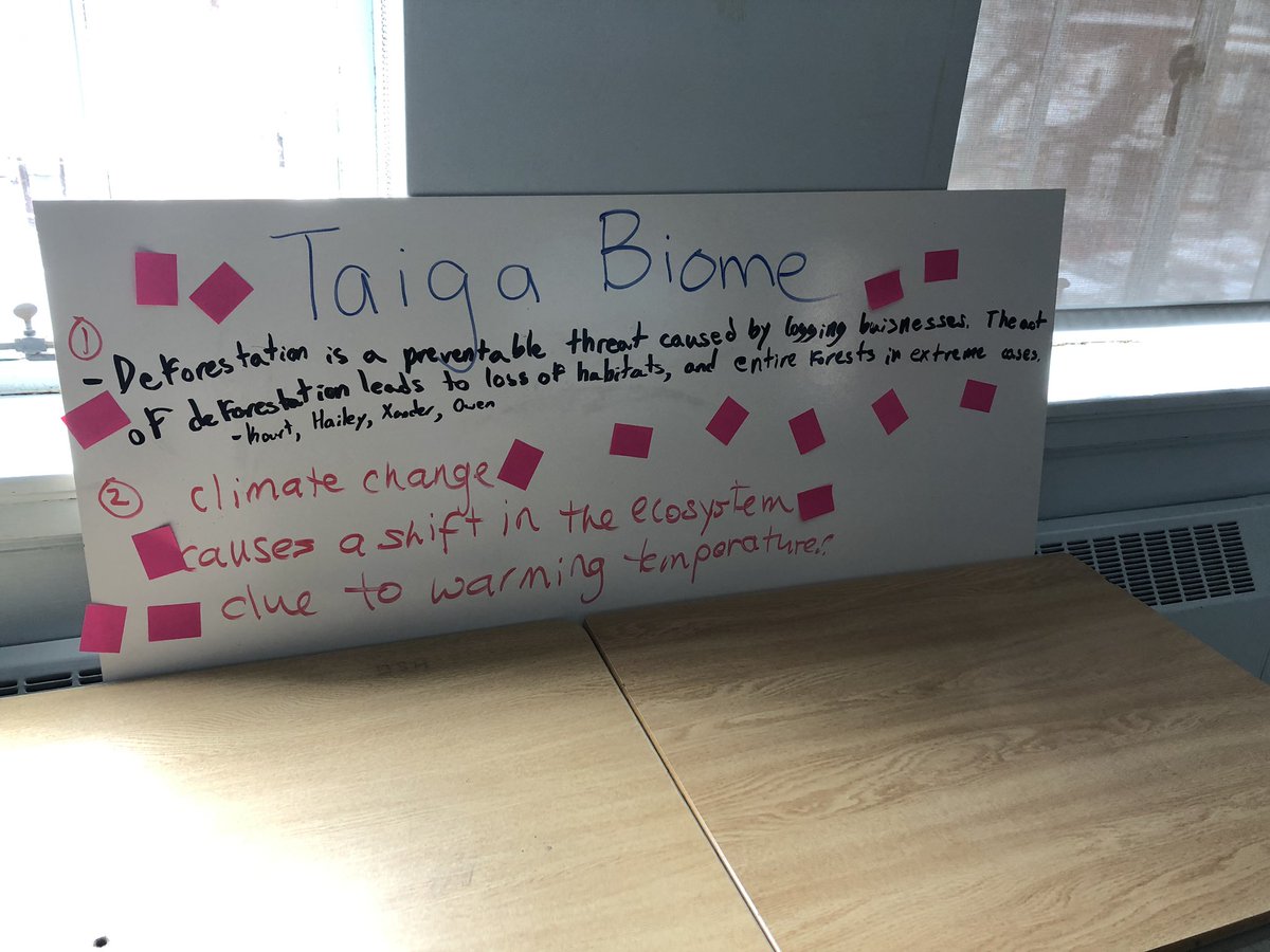 msjerlabrie's tweet image. CGC 1Ps using vertical non-permanent surfaces today while investigating threats to Canadian biomes... the pink represents human causes and the yellow is natural causes 😱 #patternsandtrends #whatiswhere #whythere #whycare