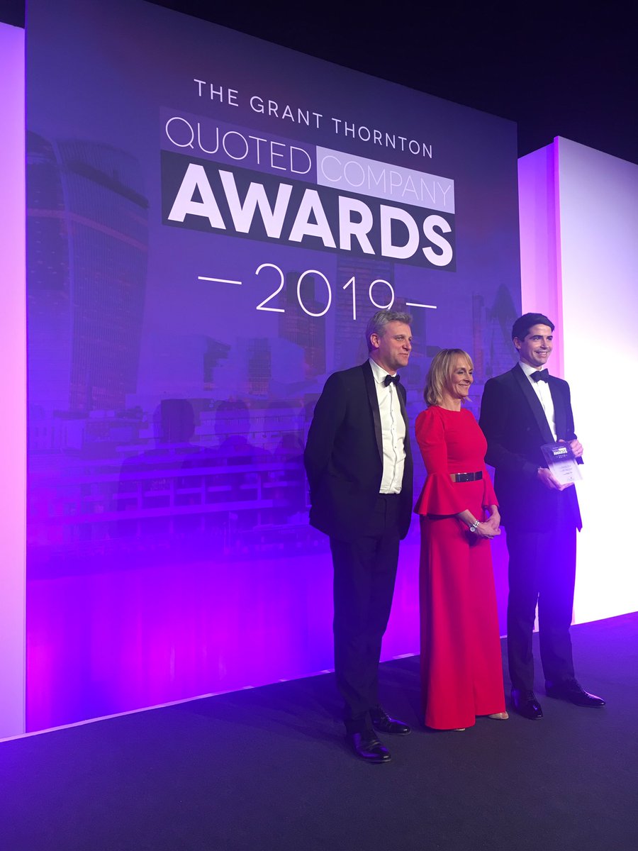 GrantThorntonAw's tweet photo. And the winner of the Profit Star of the Year Award at the 2019 #GTQuotedCompanyAwards goes to @FeverTreeMixers, praised for being statistically flawless, with a magnitude of change. Sponsored by Belvedere Communications https://t.co/GsvDVhw0kL