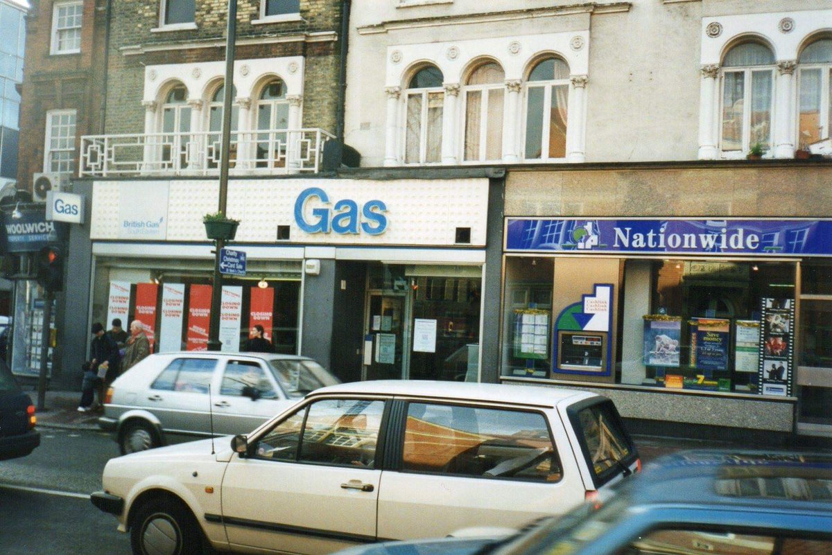 WimbledonScene's tweet photo. The old Gas shop in Wimbledon Hill Road taken in 1994. The old Gas shop is now the Health Zone shop and clinic. @HealthZoneShop 
 
Photos by David Maclnerney 

#wimbledon #SW19 #gasshop #HealthZone 
#WimbledonHill #London https://t.co/wtFKTBPVPP