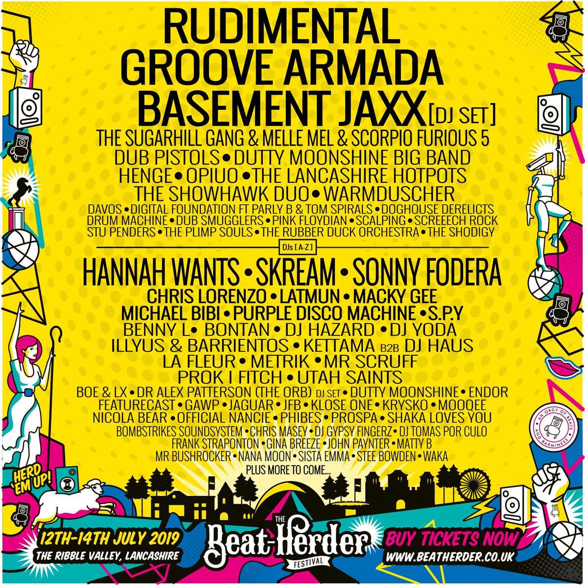 Beatherder's tweet image. 🔥🔥It's the 1st lineup for @Beatherder 🔥🔥
Ft. beasts with worldwide bangers under their belts, legendary festival acts, breakthrough artists &amp;amp; party starters + more to come!
RT, like &amp;amp; @ tag 3 friends to win 4 tickets.. LET'S GO!
Tickets: beatherder.co.uk 
HERD EM UP. x