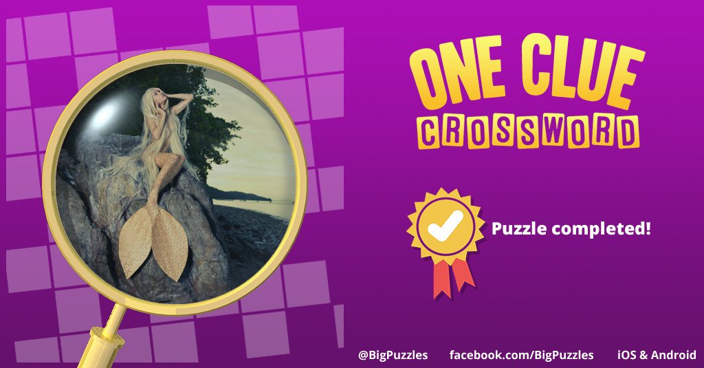 hellens39's tweet image. I completed a puzzle in One Clue Crossword. Play now for free!
onecluecrossword.com #OneClueCrossword