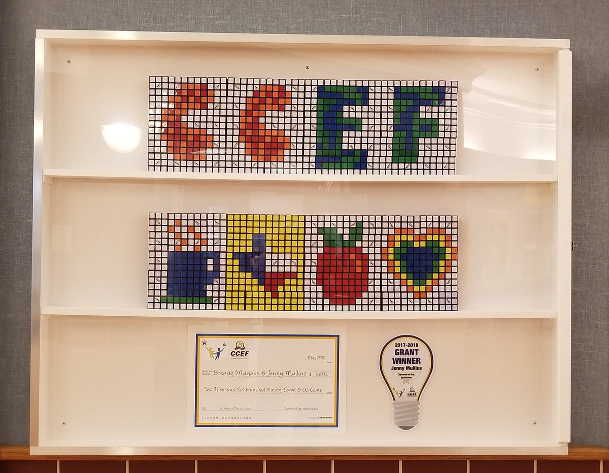 KidsRead2's tweet photo. Fifth graders @BauerschlagBest continue the dream of @bmagdos sponsored by @HydroChemPSC and @ccisd_ef To Cube or Not to Cube by designing and making a unicorn this week! #CCISDLibs #ccisdmaker https://t.co/V2kUGVuzqb