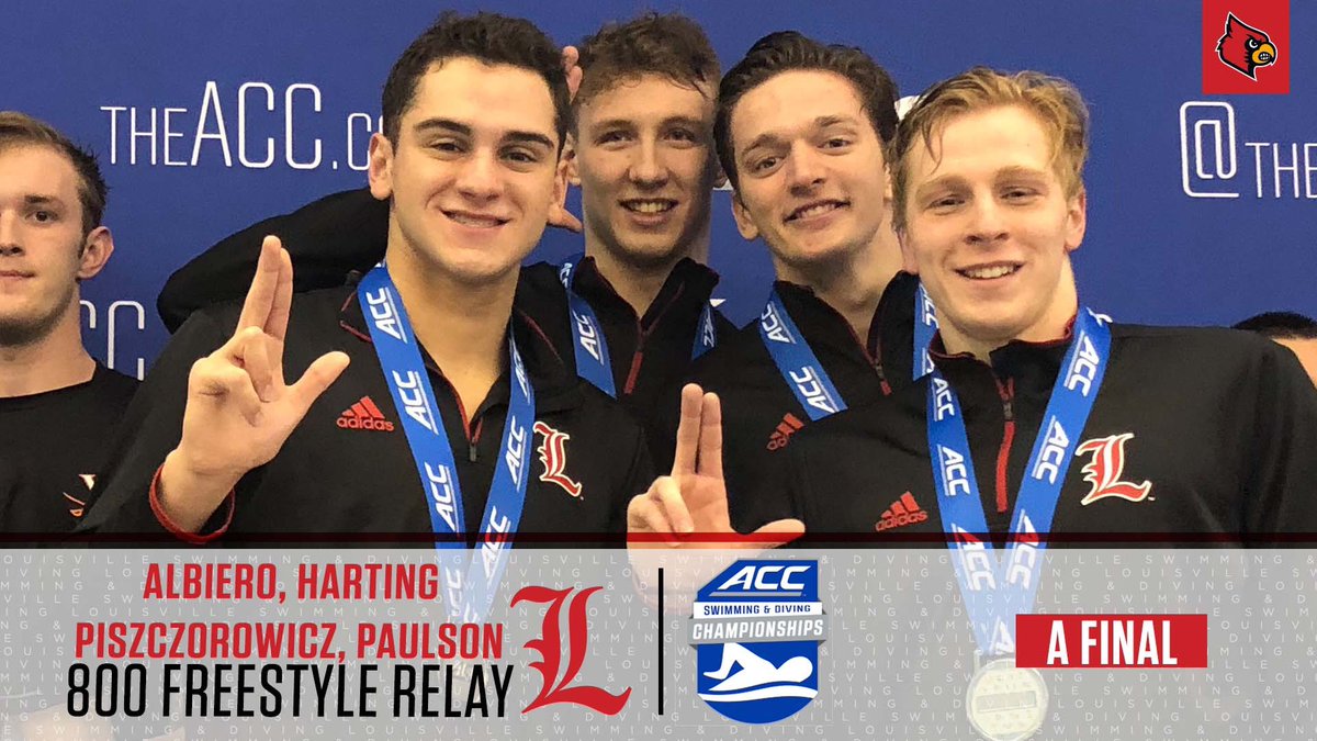 drheadstrong's tweet photo. The @UofLswim_dive women finished last week with a bang and the men started this week off with a bang 💥👊🏻🐤 Honored to be present for moments like these. #GoCards #cardinalgold #topofthepodium #cardinalrelay #cardinalmindset https://t.co/obAqLbBrmP