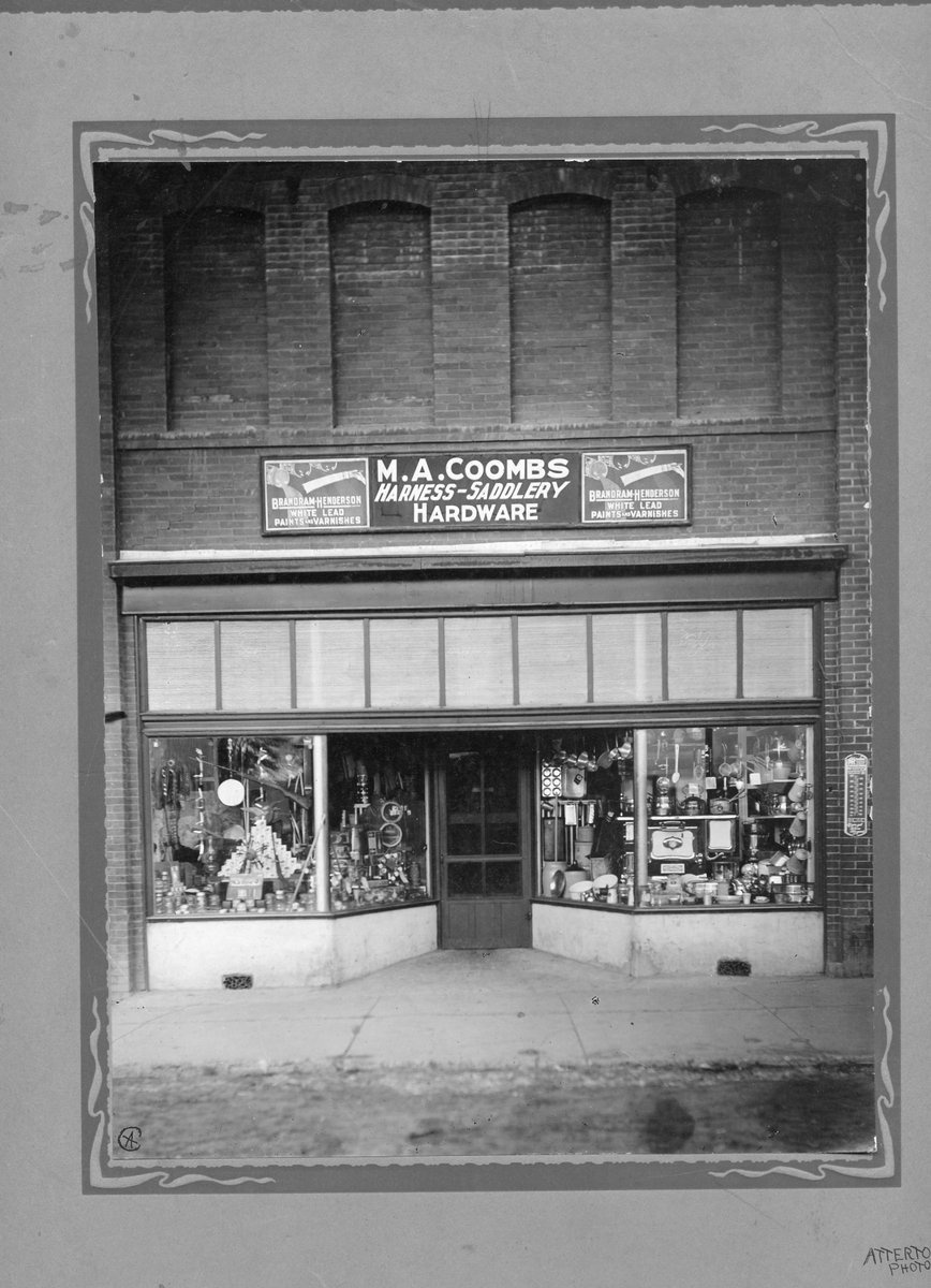 Can you help us identify this photograph?  It’s from a box of old pictures that had belonged to a longtime Payson family and is now in our care... paysonchronicle.blogspot.com/2019/02/ma-coo… #readthepaysonchronicle #coombs #saddlers #history #utah #hardware #payson