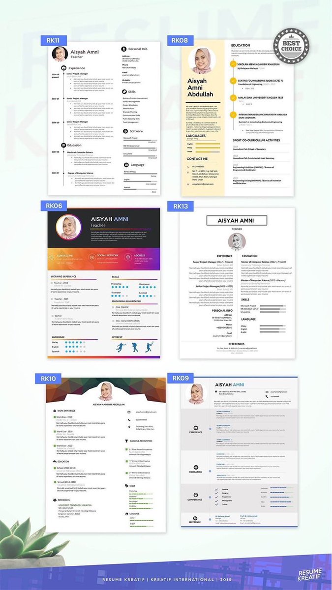 resume_kreatif's tweet photo. DAH LAMA MENGANGGUR??

PENING HNTR RESUME BNYK COMPANY,  STILL XDPT PNGGILAN LAGI. NAK KAMI BANTU? 😉

Bro ni dah setahun menganggur akhirnya dpt keje lepas guna resume RK yg mencapai kriteria HR . 

XCAYA, JOM USHA FEEDBACK RK😎

PUTRA | https://t.co/vGj63LZtW1 https://t.co/fvmhTB0izM