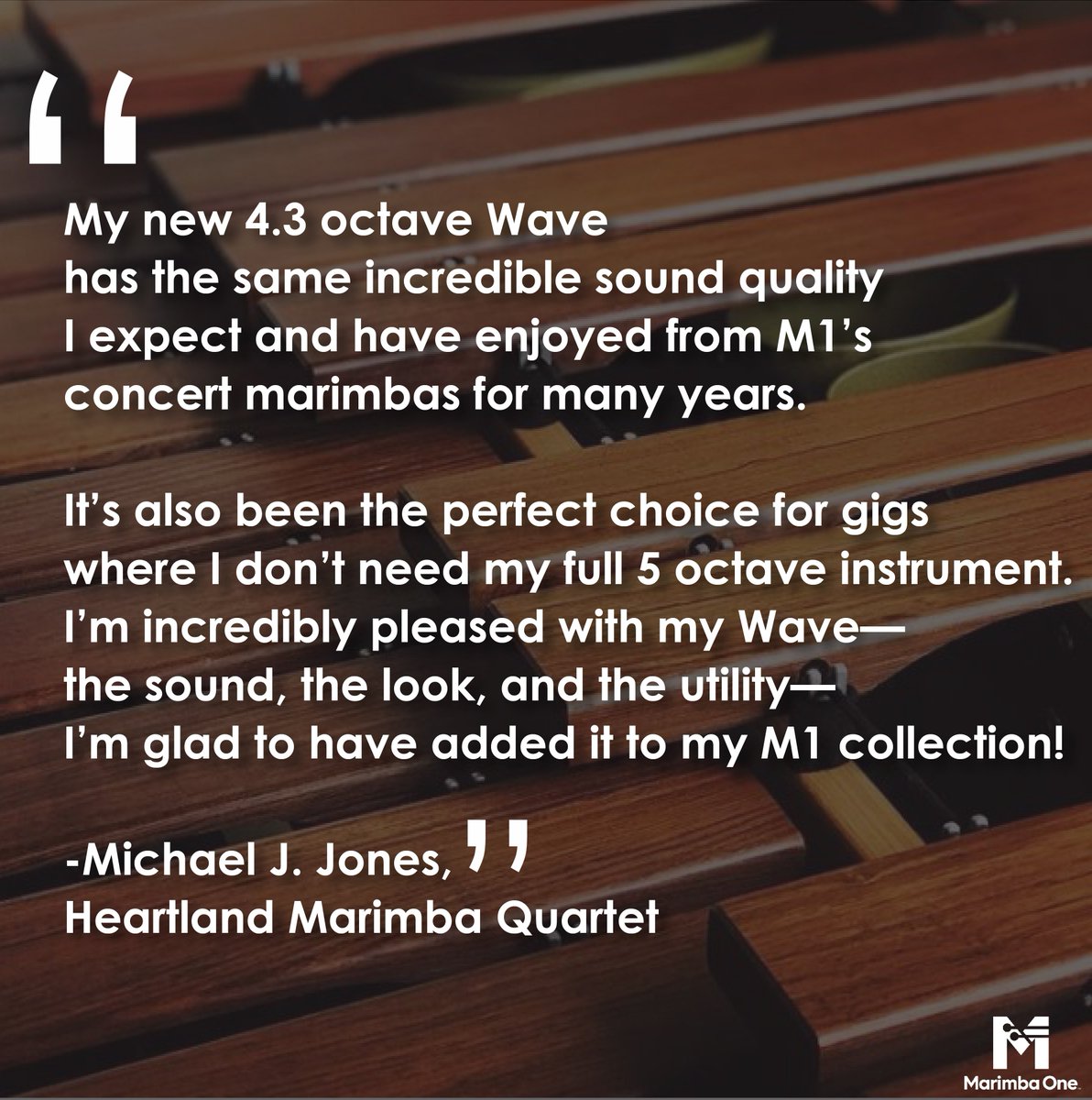 MarimbaOne's tweet image. The Wave makes a splash with our other concert marimbas! #M1Wave