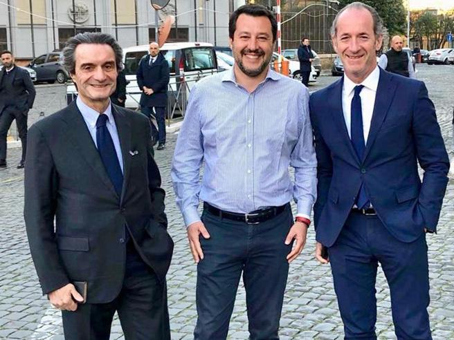 Corriere's tweet photo. Salvini avverte i 5 Stelle: «Ora l’autonomia». La cena con Conte e Di Maio https://t.co/K1MqwjfRpM https://t.co/n9obNXjF8A